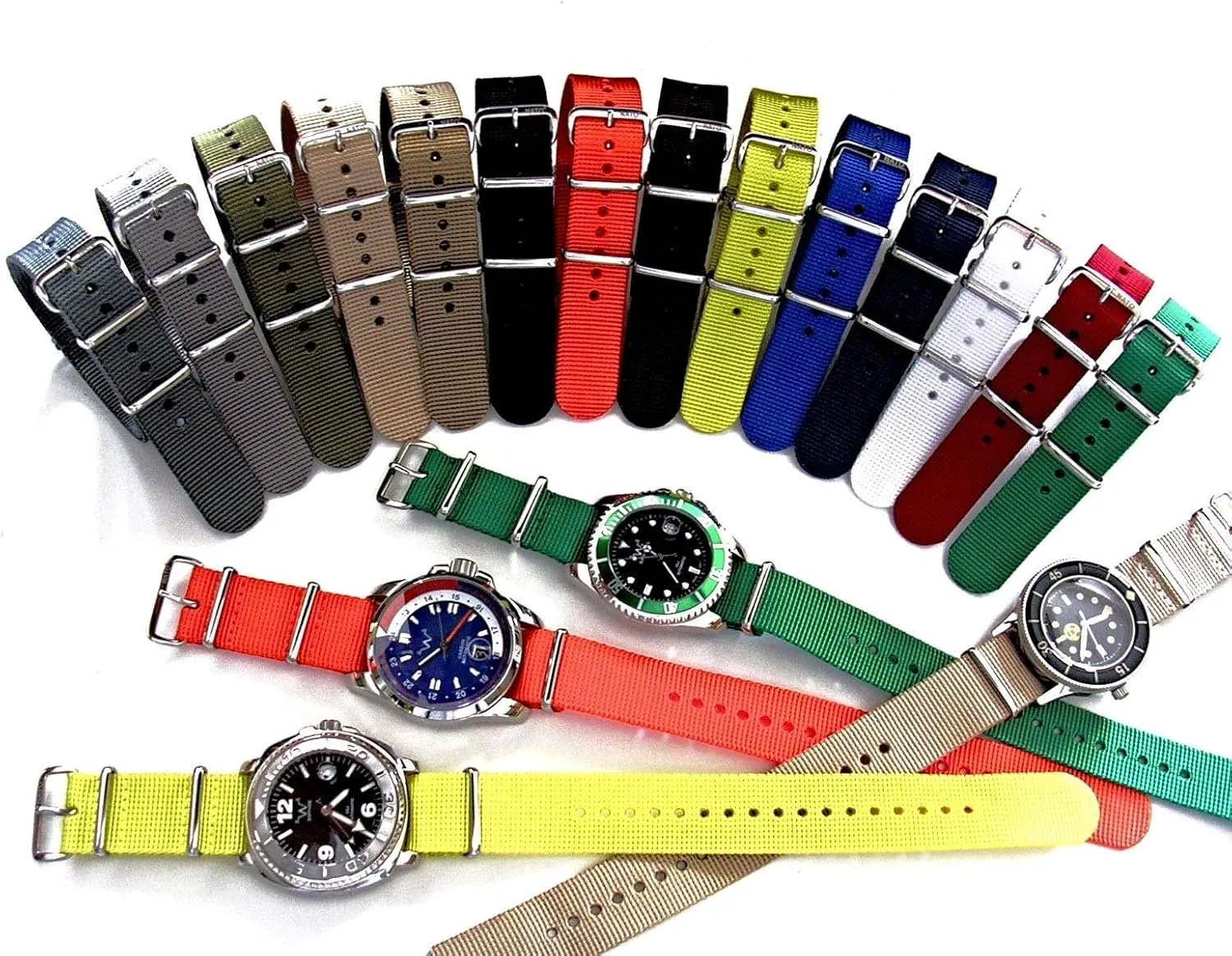 UTC Sport Dive Military Smart watch band USA Stock 20mm 22mm NATO-G10? skyscraper reptile outermost Xtreme DARK GREY Strap Heavy Ballistic G10 Nylon 