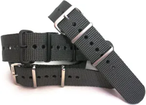 UTC Sport Dive Military Smart watch band USA Stock 20mm 22mm NATO-G10? skyscraper reptile outermost Xtreme DARK GREY Strap Heavy Ballistic G10 Nylon 