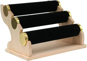 Velvet Bracelet Holder for Watch, Necklace, Jewelry Display Rack and Bangle Organizer Stand intertidal chary valse barenx 3-Bars 