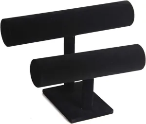Velvet Jewelry Display Stand T-Shaped Bracelet superior Stand Watch Necklace Stand Display Stand Storage Rack Jewelry Tower 
