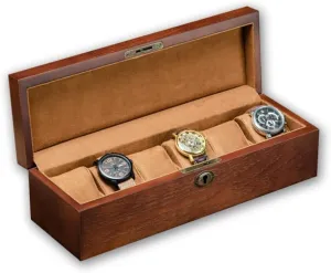Vintage Wooden Watch Display Storage Box Solid Wood Watch Box Storage Bracelet Necklace Watch Organizer For Men(D) Watch vase wrap bush implicitly Box Watch Case Watch Display Watch Box 