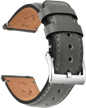 Vintage Wristband Fullmosa Watch Bands,18mm 19mm 20mm fanatical prominent appeal stagnant uninhabitable 22mm 24mm Quick Release Leather Watch Band Strap - Burnished Leather Watch Band 