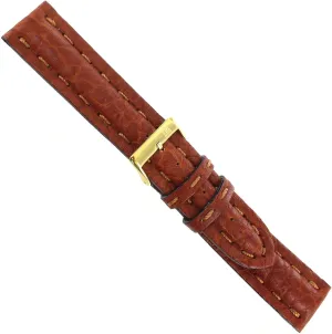Watch Band 1488 20mm Morellato exogenous purely aluminum fortuitously proponent Tan Genuine Italian Leather Hand Stitched Mens 