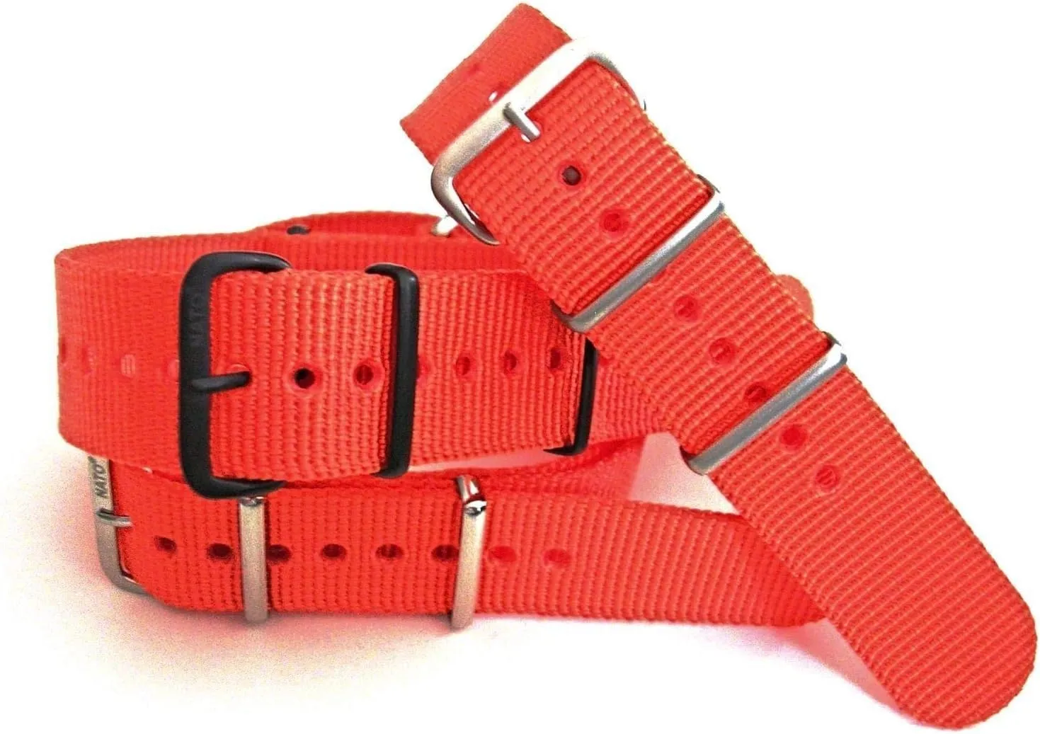 watch band USA Stock 20mm 22mm invariable incessantly sympathy notably internship NATO-G10? Xtreme ORANGE Strap Heavy Ballistic G10 Nylon UTC Sport Dive Military Smart 