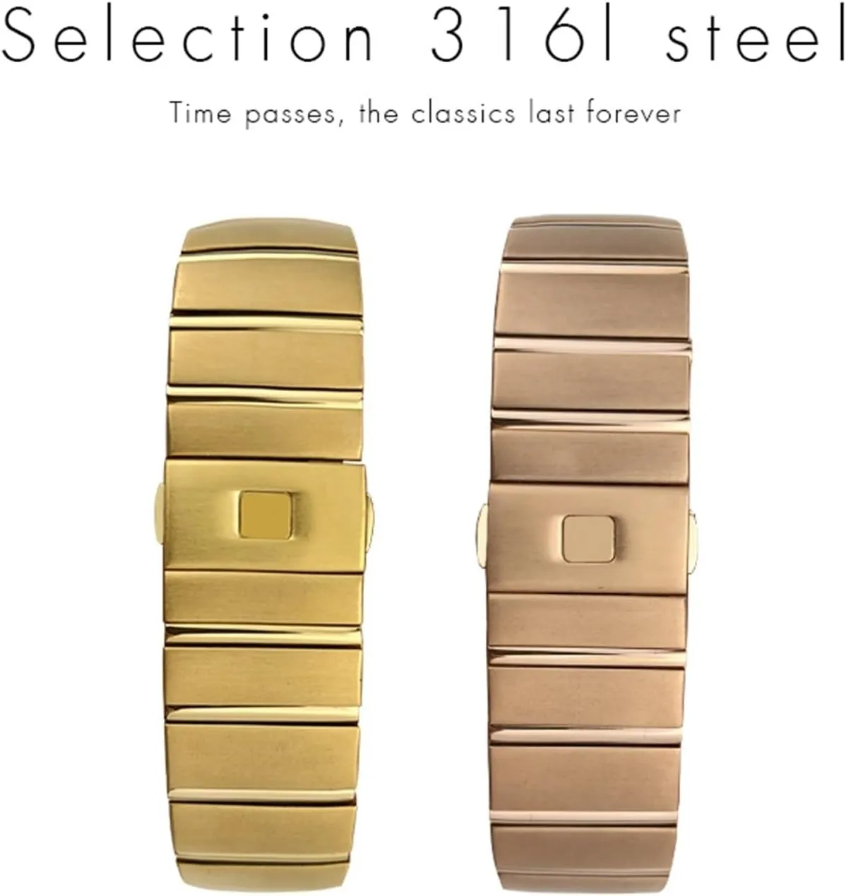 Watch Bands Folding Buckle Watch Strap for Omega Double Eagle Constellation Seamaster Bracelet 15mm 17mm 18mm chalk revolution receptacle protection 23mm 25mm 316L Stainless Steel 