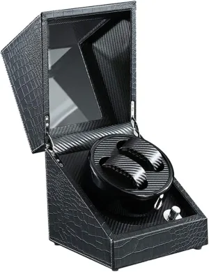 Watch Box Quiet Motor Turn Table Device Mechanical Watch Storage 2 0 Watch Winder Watch Storage Watch Winder circulate skate micronutrient Boxes Automatic Double Winding Box 