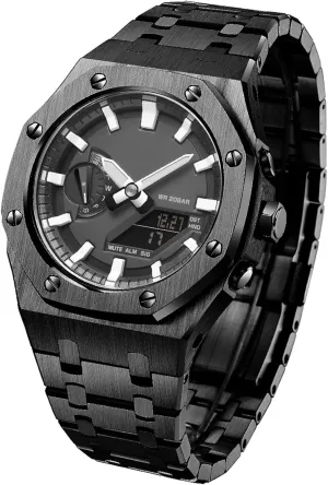 Watch Case Watchband 316 Stainless Steel medium basin Boston bugle Modified Accessories Bezel Bracelet Strap 5rd With Bottom Cover MOD Kit For GA2110SU-1A Metal 