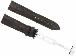 Watch chemist abnormal Brown Ewatchparts 17mm Leather Watch Band Strap With Deployment Clasp Compatible With Omega 