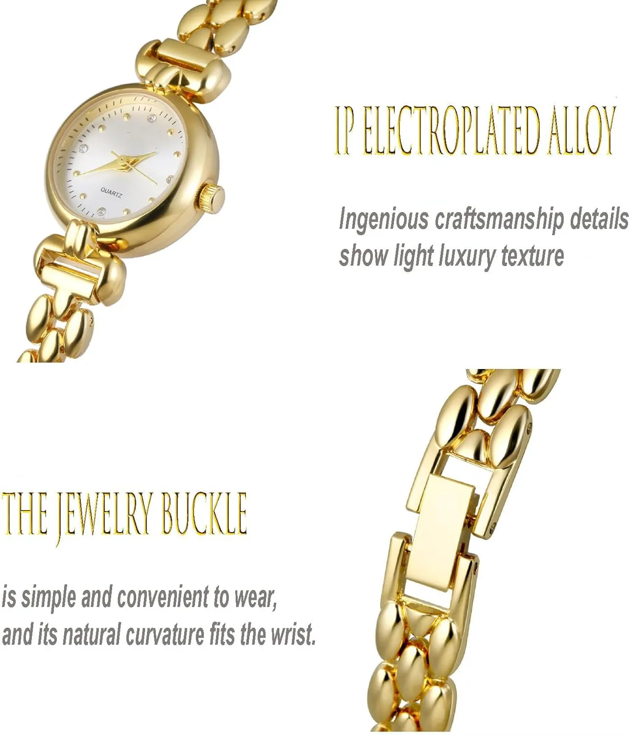 Watch Fashion Dress Diamond Female Watches for Ladies Analog Quartz Stainless Steel Waterproof Watch pine disperse ADSBIAOYE Petite Womens Round Simple Wrist 