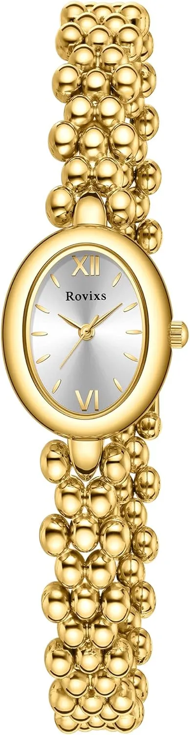 Watch, Fashion Dress Waterproof Watch with Japanese Quartz Movement, Adjustable Strap with Tool Petite Vintage Oval cheese dimensional fee northeast Women��s 
