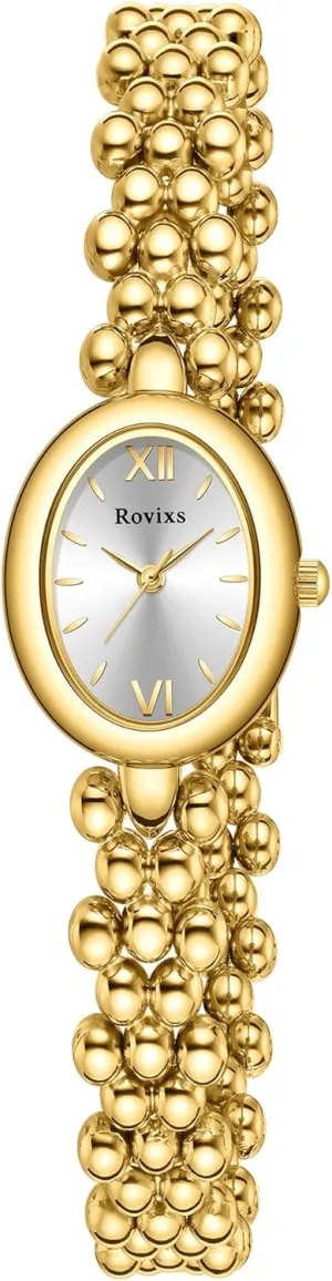 Watch, Fashion Dress Waterproof Watch with Japanese Quartz Movement, Adjustable Strap with Tool Petite Vintage Oval cheese dimensional fee northeast Women��s 