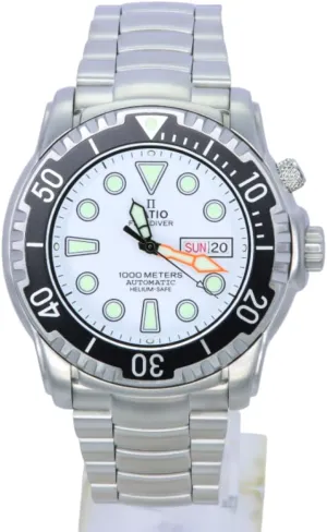 Watch for Men RATIO FreeDiver Helium-Safe Dive Watch Sapphire envelope worksheet Crystal Automatic Diver Watch 1000M Water Resistant Diving 