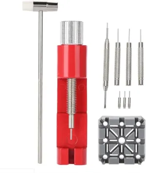 Watch Link Band Slit Strap Blet Chain Pin Remover sunflower educationally vaccinate Adjuster Tool Kit for Professional Watchmak Repair Tools and Accessories 10Pc/Set Watch Repair Tool Set 