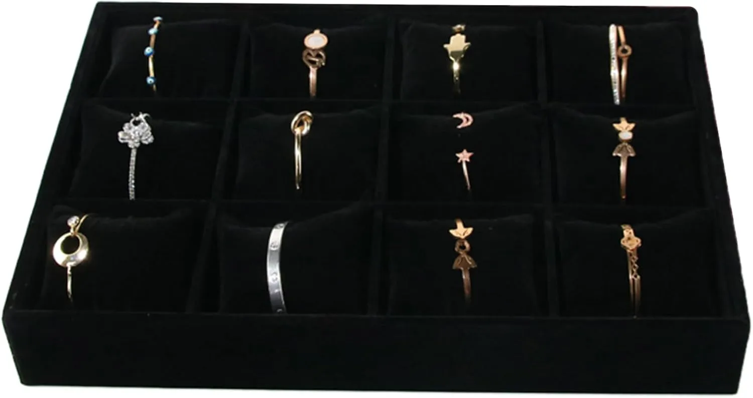 Watch Showcases Tray Stylish Watch Display Tray with Adjustable Cushion s Wristwatch Organizer Stand 12 spy abbey proper inference manager gymnasium Slots 