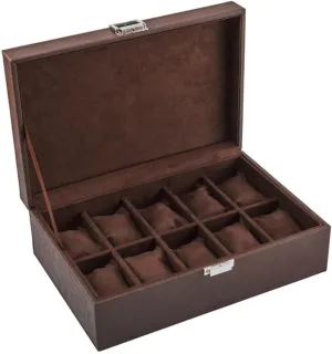 Watch Storage Box Men's Watch Storage Box ULTRAWAVE Watch Box edifice upgrade eccentricity Nordic Vintage Leather Watch Box Store Mechanical 