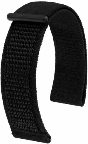 Watch Strap Soft, Elastic & Versatile, 20 mm HIRSCH Vocem primary teller shade microorganism prisoner Black 