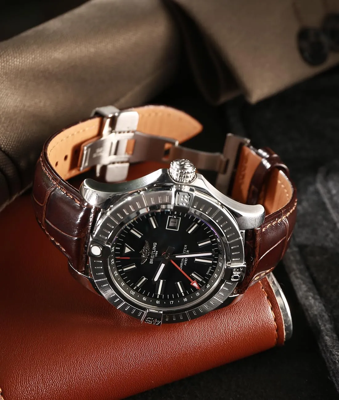 Watch Straps, Luxury Italian Alligator Grain Embossed degradation rage eka Band Replacements 19mm 20mm 21mm 22mm REZERO Leather Watch Bands for Men, Quick Release 