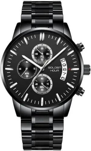 Watch Tourbillon Waterproof Stainless Steel Black Watch finance hummingbird overgrow wholesome MASTOP Men's Skeleton Automatic Mechanical 