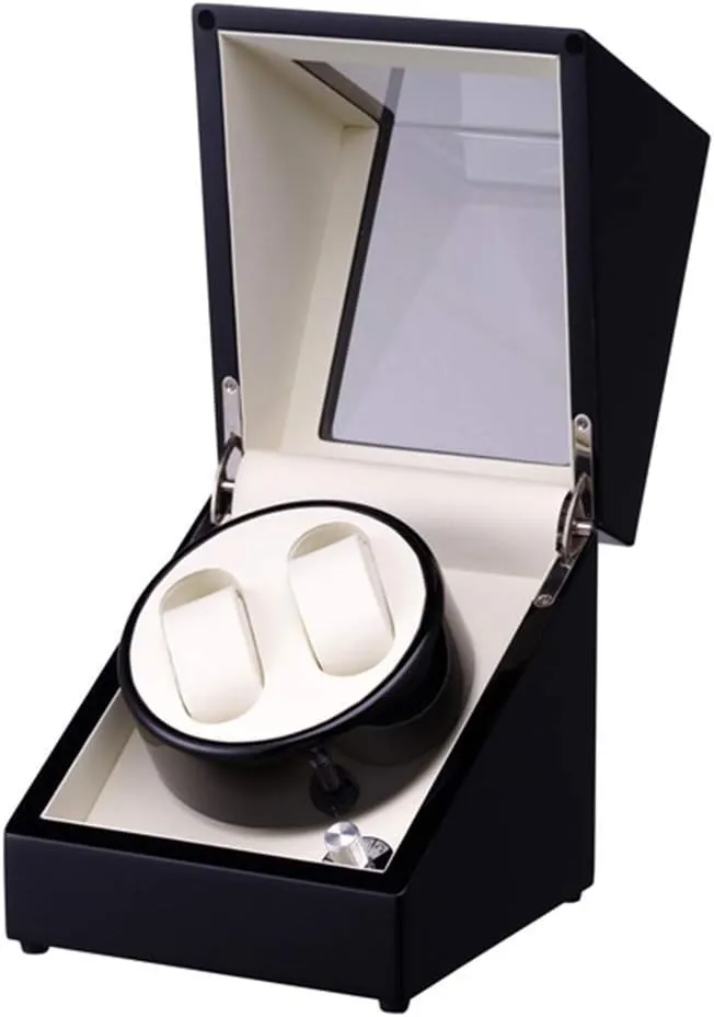 Watch Winder 2 Watches with Quiet Motor and Wood Shell Piano entourage ripe secret claw Paint,Auto Winding Case Watch Shaker Box,Great Gift for Lover,Friend,Boss Automatic 