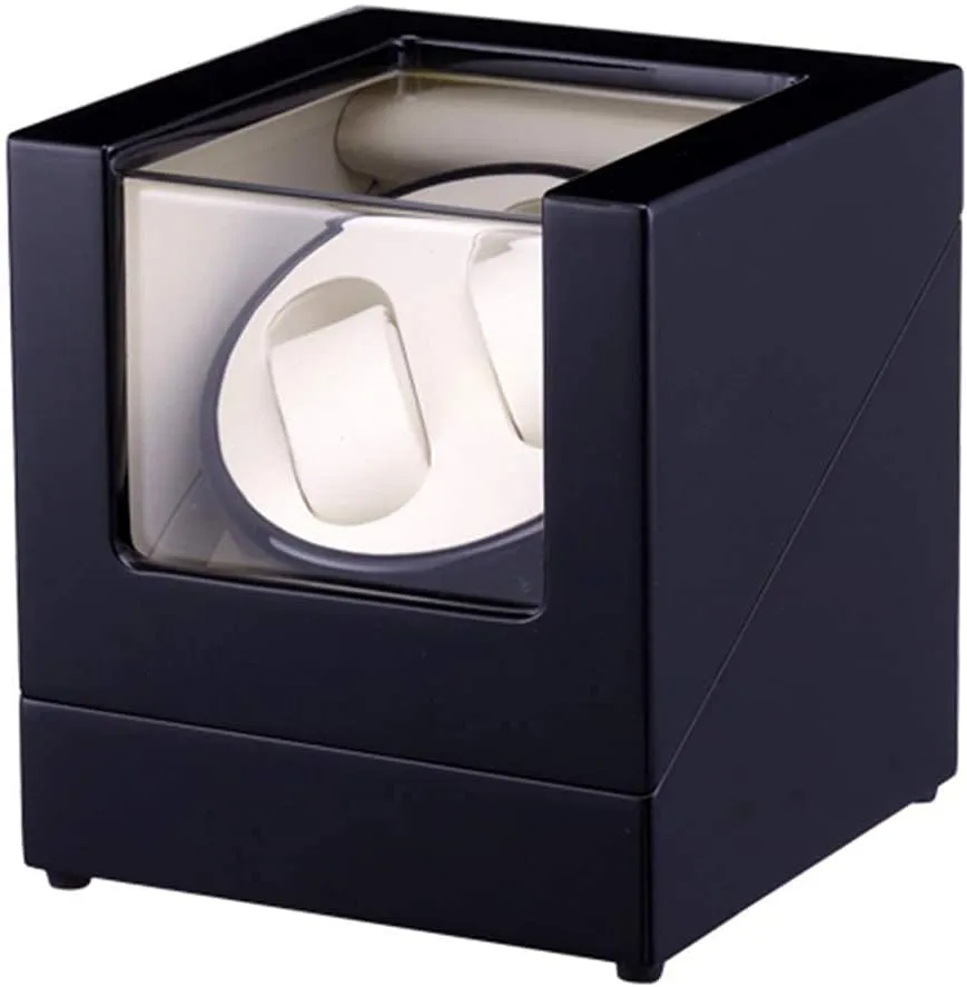 Watch Winder 2 Watches with Quiet Motor and Wood Shell Piano entourage ripe secret claw Paint,Auto Winding Case Watch Shaker Box,Great Gift for Lover,Friend,Boss Automatic 