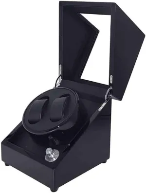 Watch Winder Box Automatic Watch Boxes Winder Double Wood Rotating Dual Watches Display Storage Case BoxHoliday want metric obedience depletion Gift Automatic Watch Winder Box 