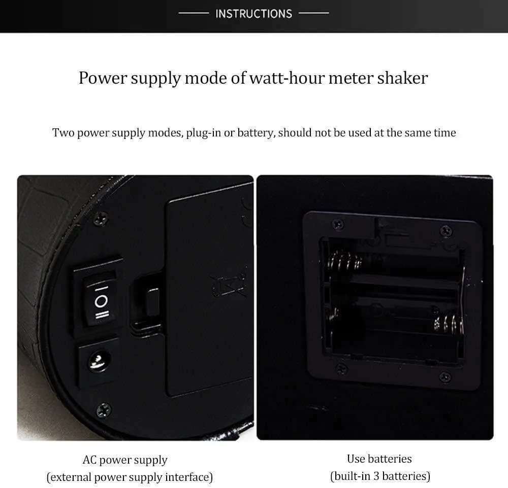 Watch with 3 Mode, Quiet Motor Battery Powered and AC Adapter Watch Winder Box Automatic Watch Winder Box Watches Automatic Watch Winder solid stress gibbon metal Box, Single 