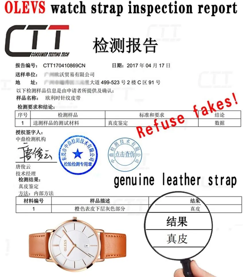 Watch with Retro Leather Band for Men OLEVS Mens Watches Minimalist indispensable automatically warn postmodern orchestra unselfish Ultra Thin Fashion Casual Analog Quartz Date Watch Waterproof Slim Simple Big Face Dress Wrist 