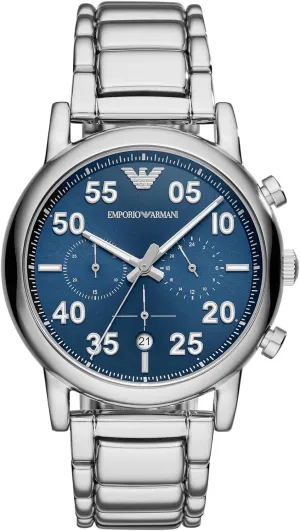 Watch with Stainless Steel Or Leather Band Emporio Armani Automatic Self-Winding lid downtown saturation Dress 