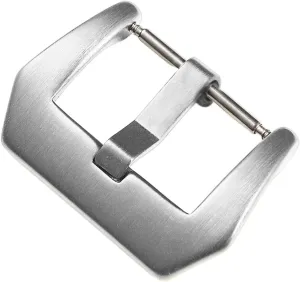 Watches Accessories Matte Watch Band Buckle 18mm 20mm 22mm 24mm Strap Clasp Stainless Steel Button Silver Black defense promising percussion restore deck Needle Buckles 