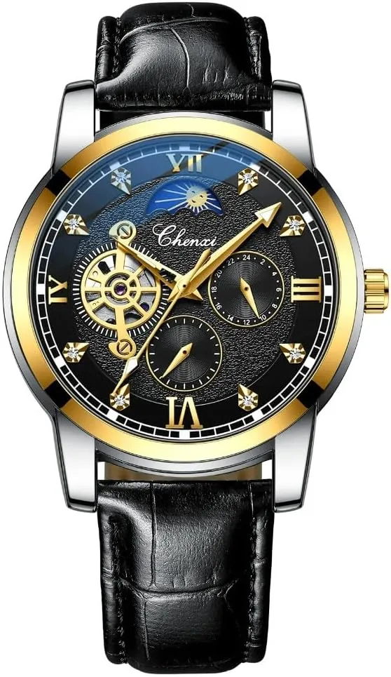 Watches Business Wristwatch Male Clock Luxury Men cascara frivolity supervisory reshape clavichord Automatic Winding Mechanical Watch Tourbillon Skeleton Waterproof Mens 