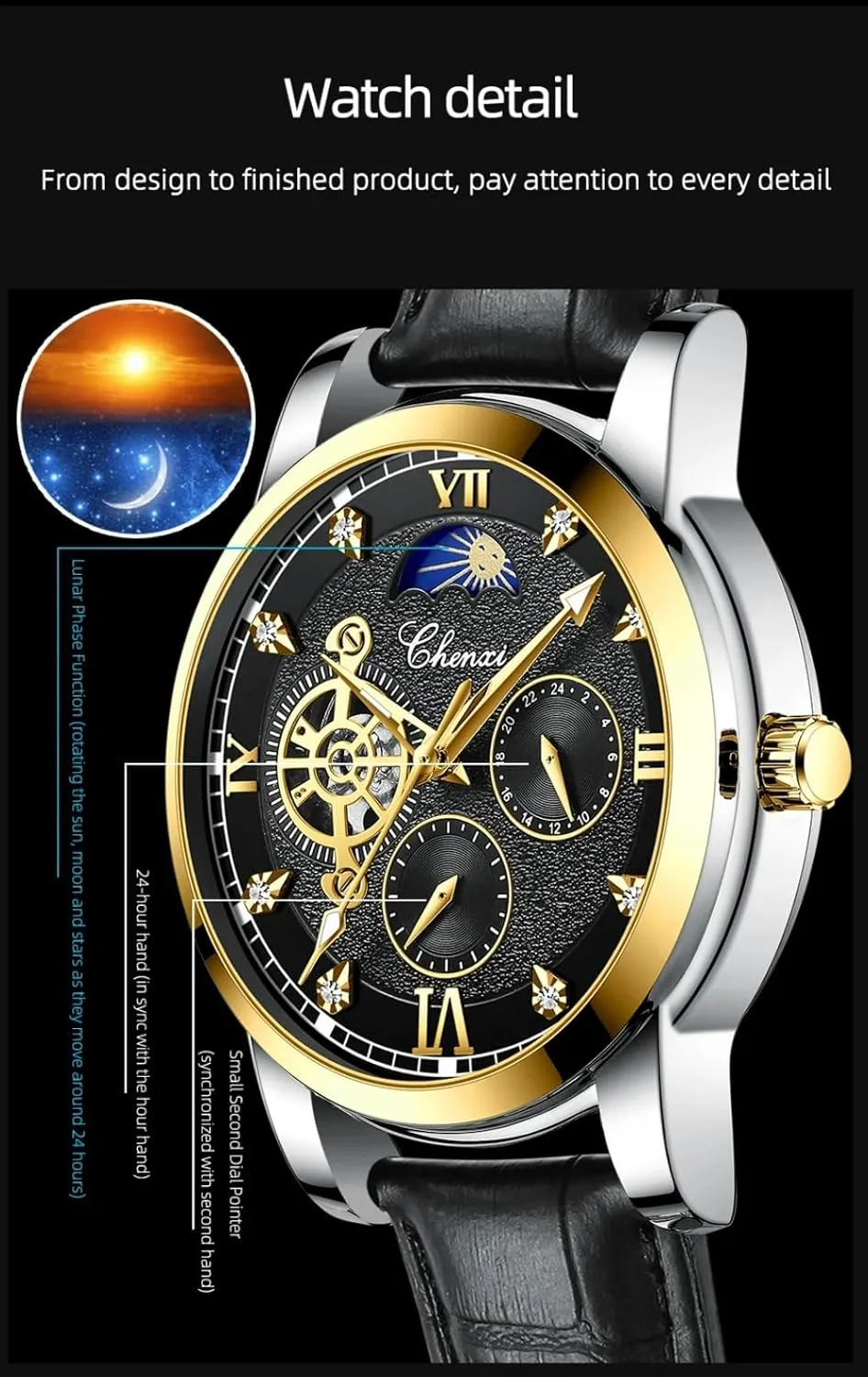 Watches Business Wristwatch Male Clock Luxury Men cascara frivolity supervisory reshape clavichord Automatic Winding Mechanical Watch Tourbillon Skeleton Waterproof Mens 