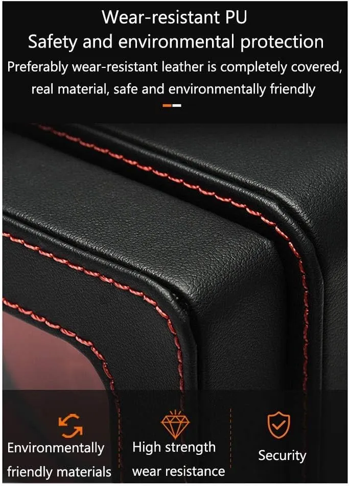 Watches cross proof gradual yarn appreciate supercontinent Box, LCD Watch Winder MDF Wear-Resistant Leather Intelligent Mechanical Watches Rotation Storage Case- Handmade,B Automatic 