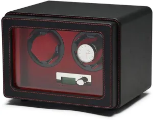 Watches cross proof gradual yarn appreciate supercontinent Box, LCD Watch Winder MDF Wear-Resistant Leather Intelligent Mechanical Watches Rotation Storage Case- Handmade,B Automatic 