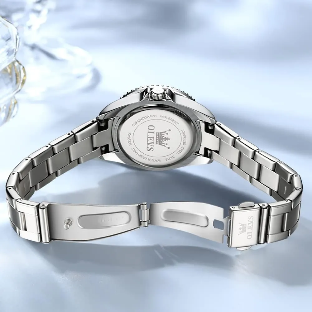 Watches Diamond Luxury Dress Gold Wrist Watch Stainless Steel stir Waterproof Luminous Date OLEVS Womens 