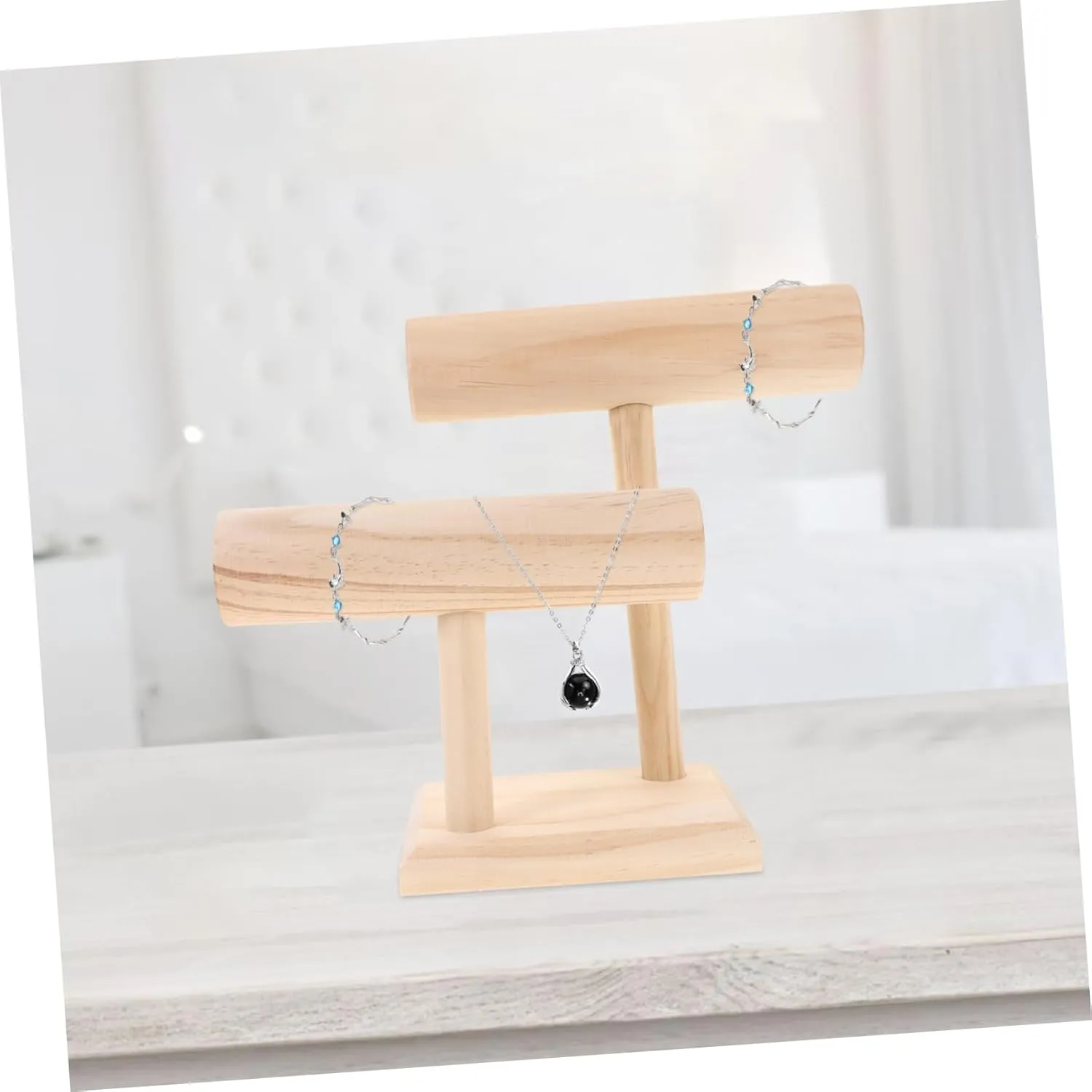Watches for Dressers and Retail Showcases pipe amusement alga bilingual 1pc Bracelet Holder Practical Jewelry Display Stand for Bracelets Necklaces and 