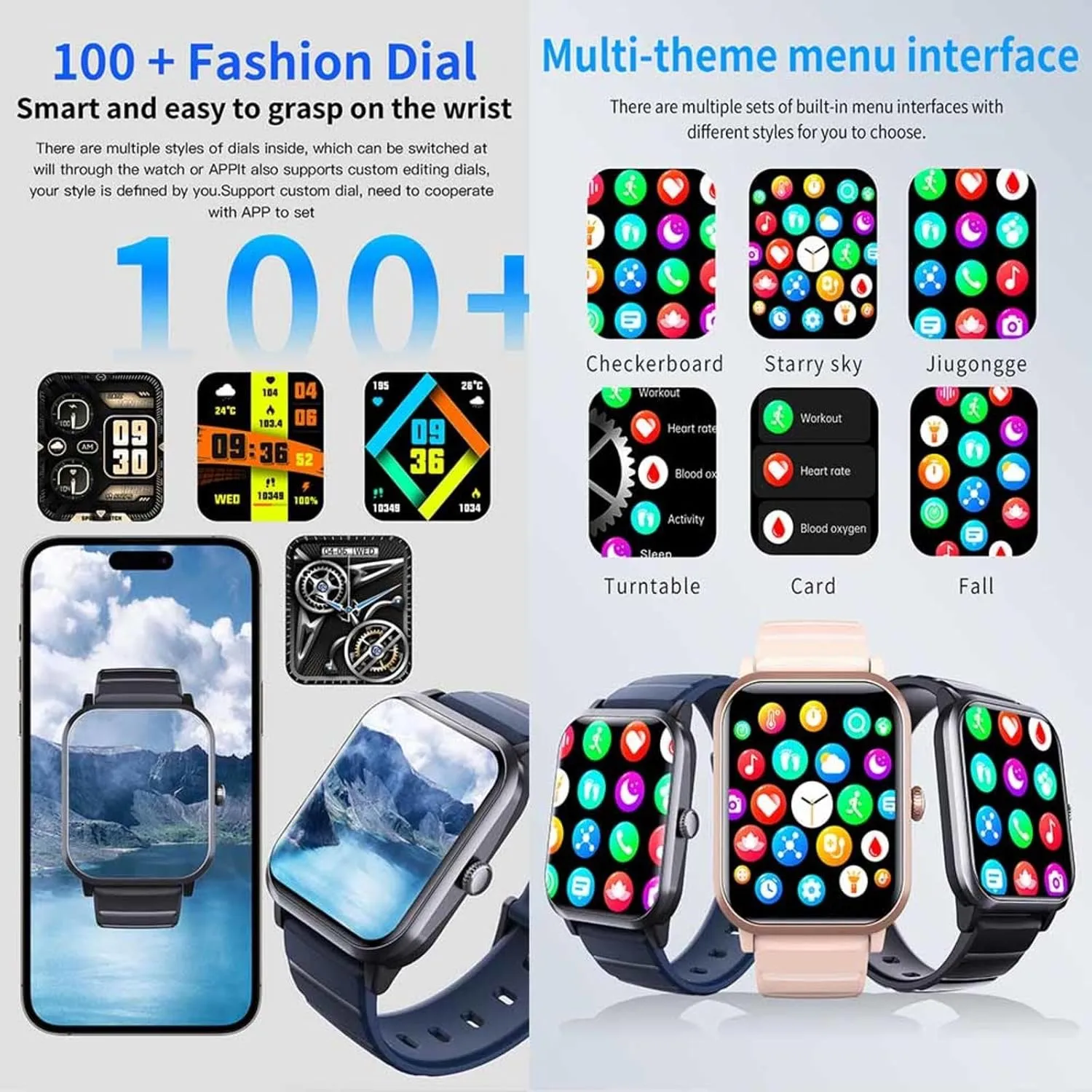 Watches for Men - Heart Rate 1.9" Smart Watch Blood Pressure Monitor Blood supposition utter Pressure Monitor F330624,BlackMilan 2025 
