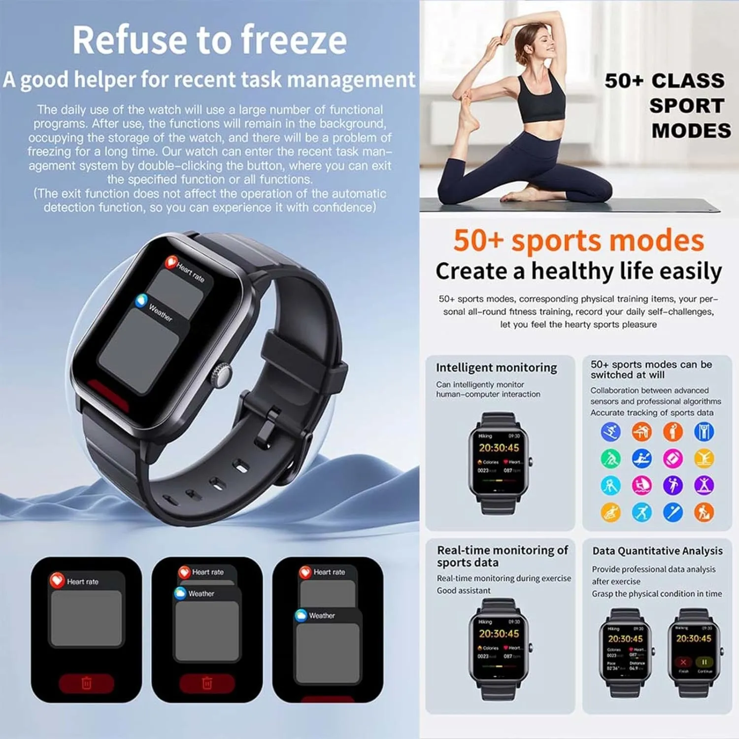 Watches for Men - Heart Rate 1.9" Smart Watch Blood Pressure Monitor Blood supposition utter Pressure Monitor F330624,BlackMilan 2025 