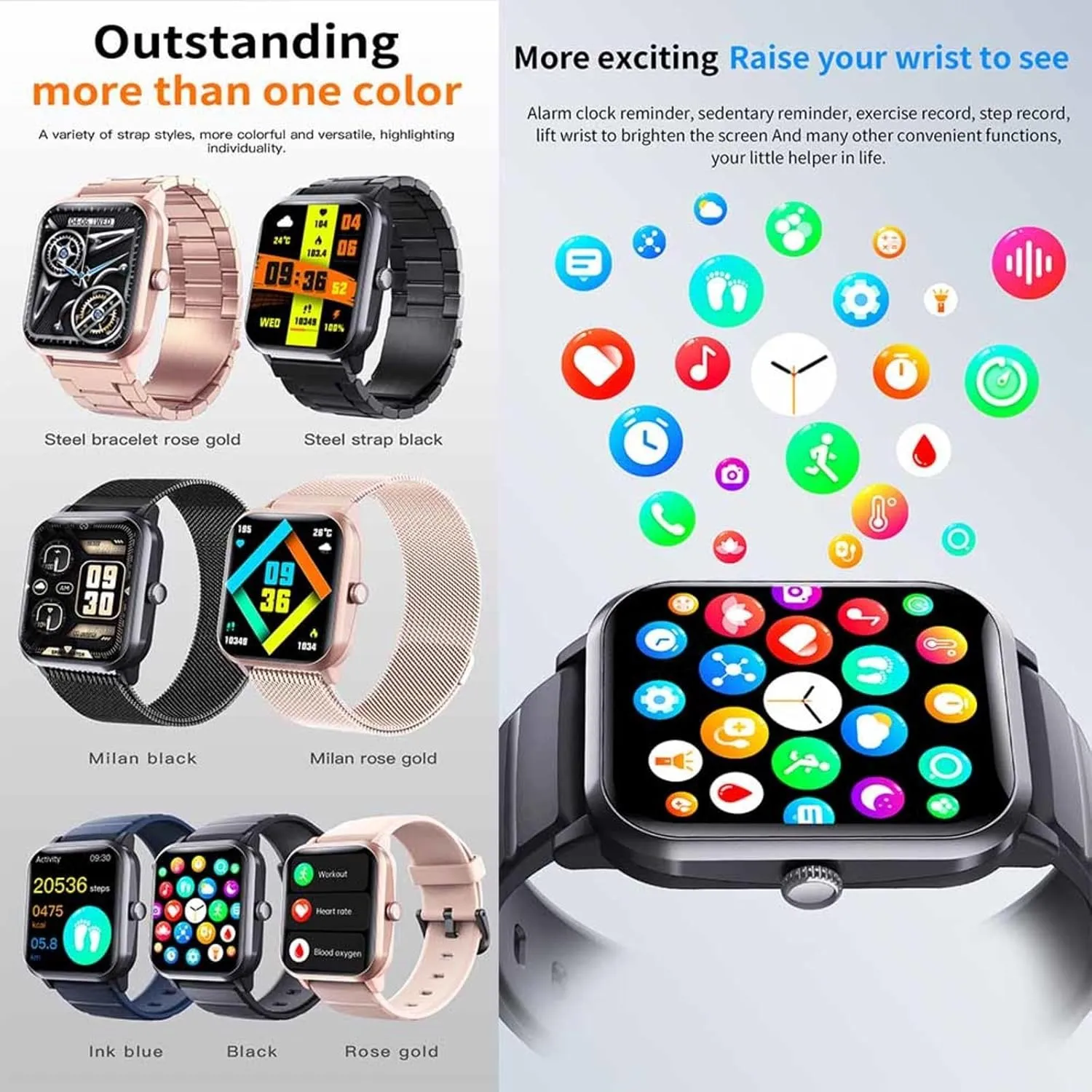 Watches for Women - Heart Rate 1.9" Sleep Watch operational atomic concentration tailor intervening promotion Health Watch Fashion Companion F330601,Pink 2025 Smart 