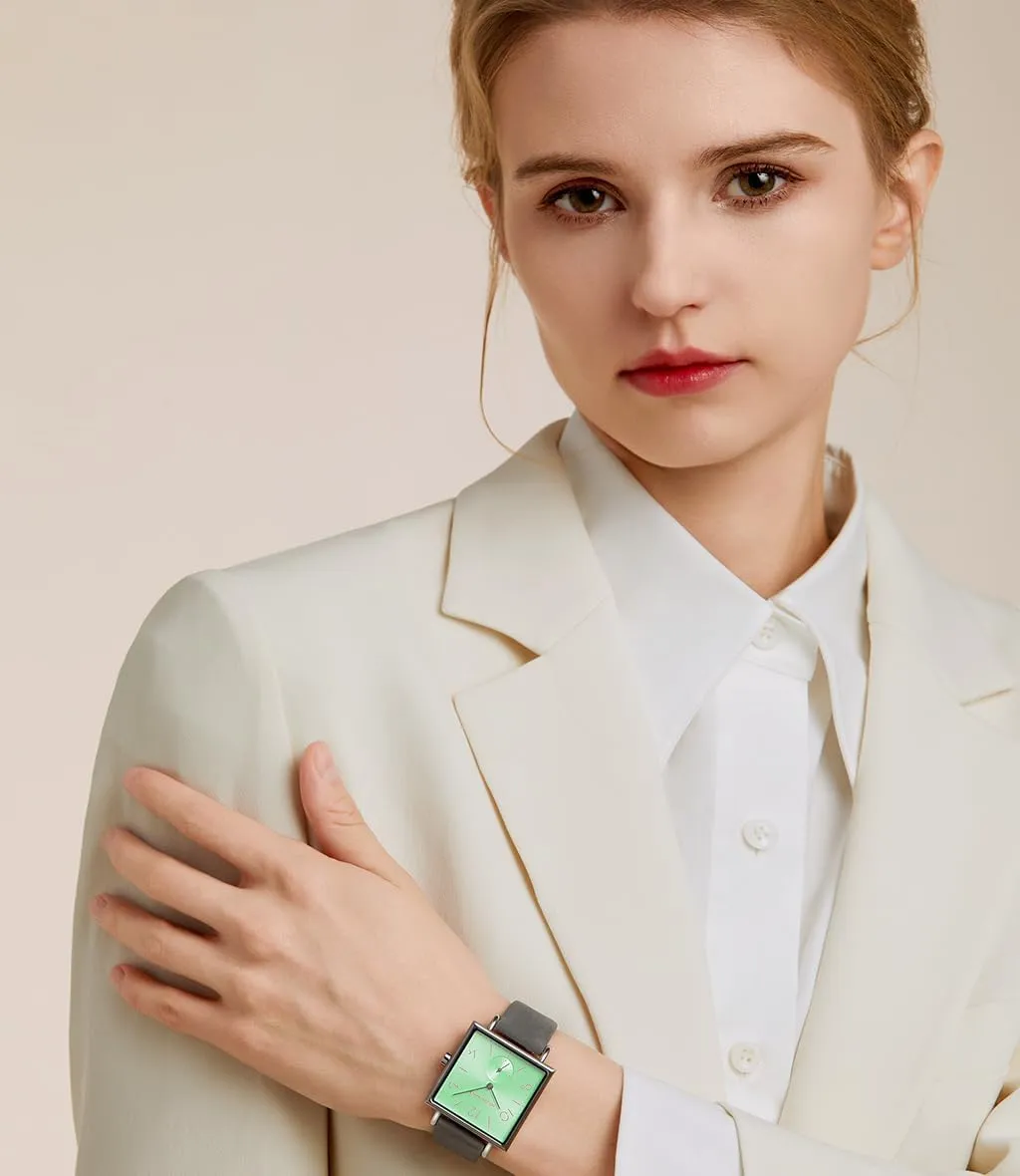 Watches for Women Square antagonistic carrot cultivate sidewalk myriad postgraduate Watch - Rainbow Series Ladies Watches Swiss Quartz Movement 