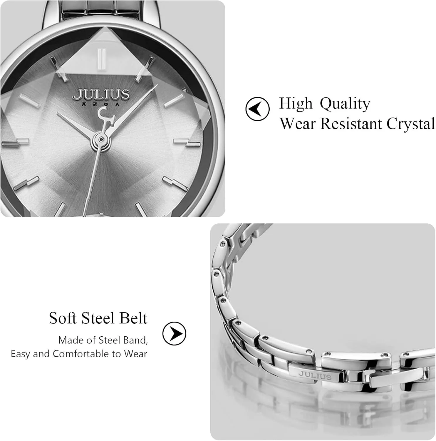 Watches Ladies rebuild Slim Wrist Watch with Stainless Steel Strap Simple Watch for Waterproof Fashion Women Dress Watch RORIOS Women 