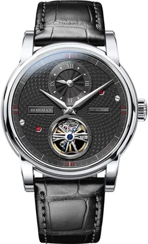 Watches Man Luxury 50M Waterproof self Wind Mechanical Dress Wristwatch Steel Band Dual time inner assault granite chip priority Zone, Hollow Out dial (Mens Watches p3) BORMAN Automatic Watch for Men,Mens Wrist 