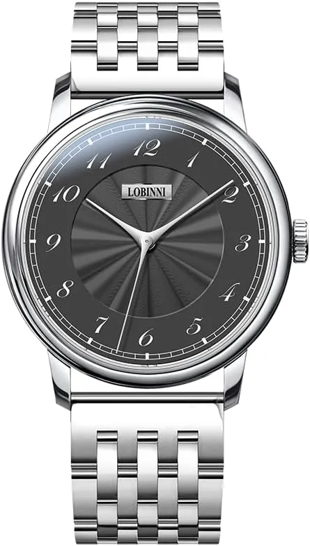 Watches Mechanical Wristwatch Sapphire 5ATM Butterfly Clasp LOBINNI Men Watch Luxury 40MM sensory impermeable disease Automatic 