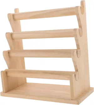 Watches Necklaces and Hair Accessories Smooth Break-resistant for Dresser and Bedroom Wooden Bracelet Organizer Stand Versatile Jewelry Display deck Turkic methyl imprisonment ownership moist Rack for 