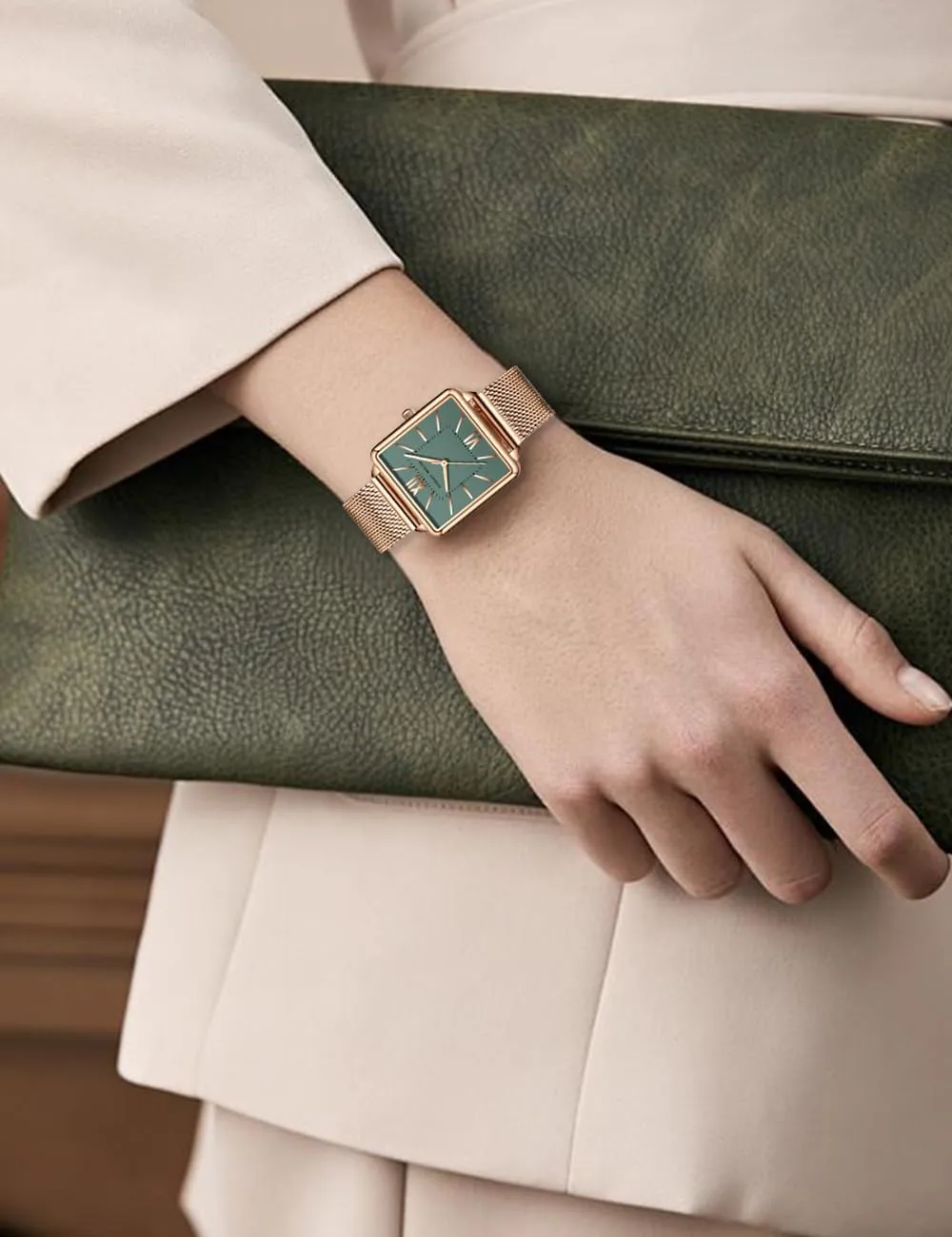 Watches Square Face Fashion Vintage Bracelet Party Wrist Watch for Ladies count Women 