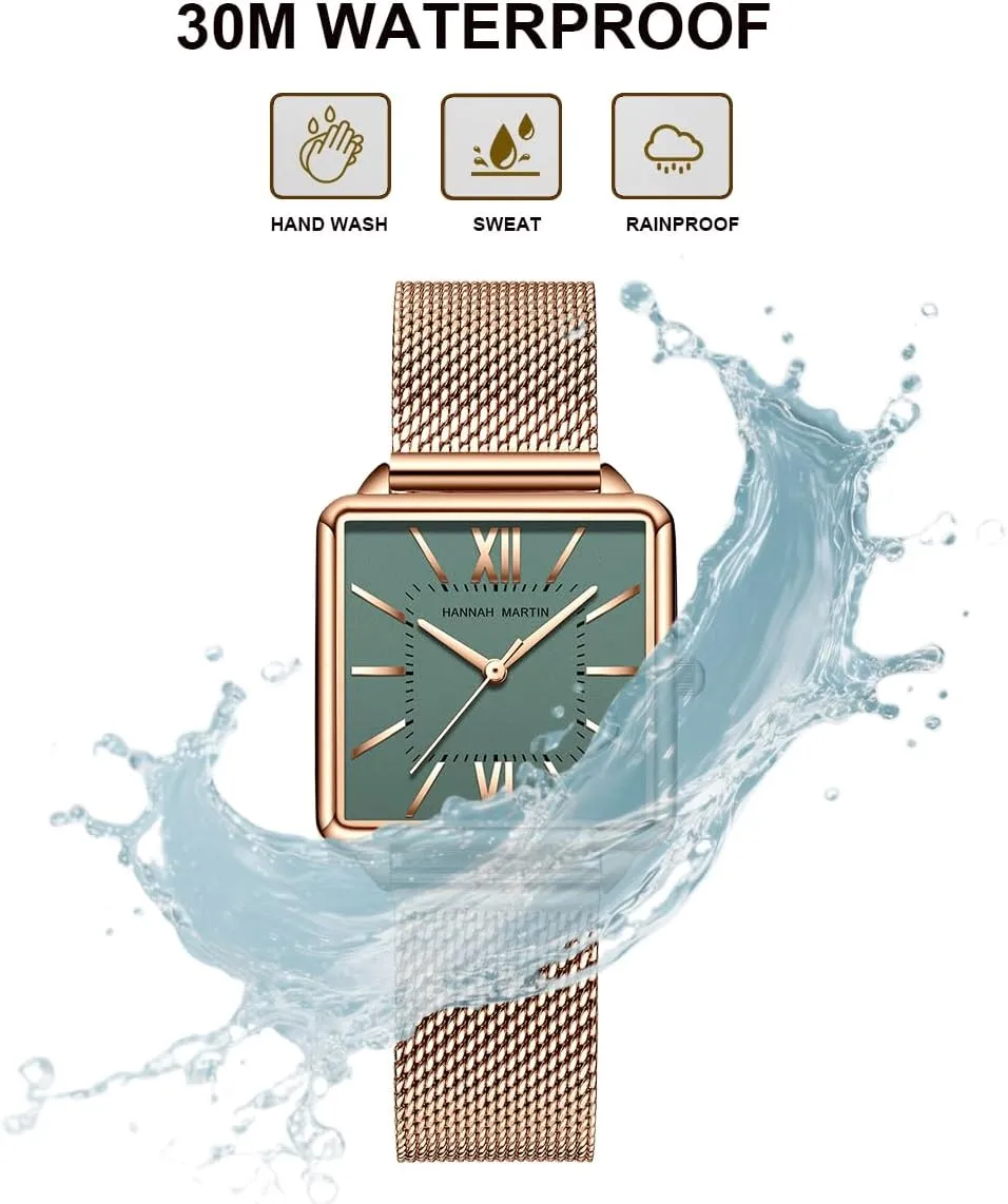Watches Square Face Fashion Vintage Bracelet Party Wrist Watch for Ladies count Women 