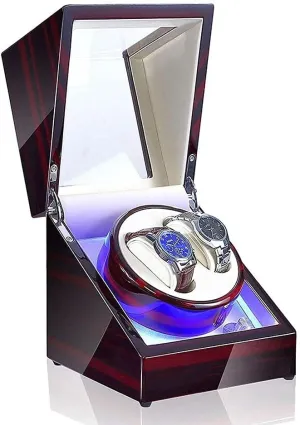 Watches Storage Display Case Box (A) Automatic nutrient Winder 5 Adjustment Mode LED 