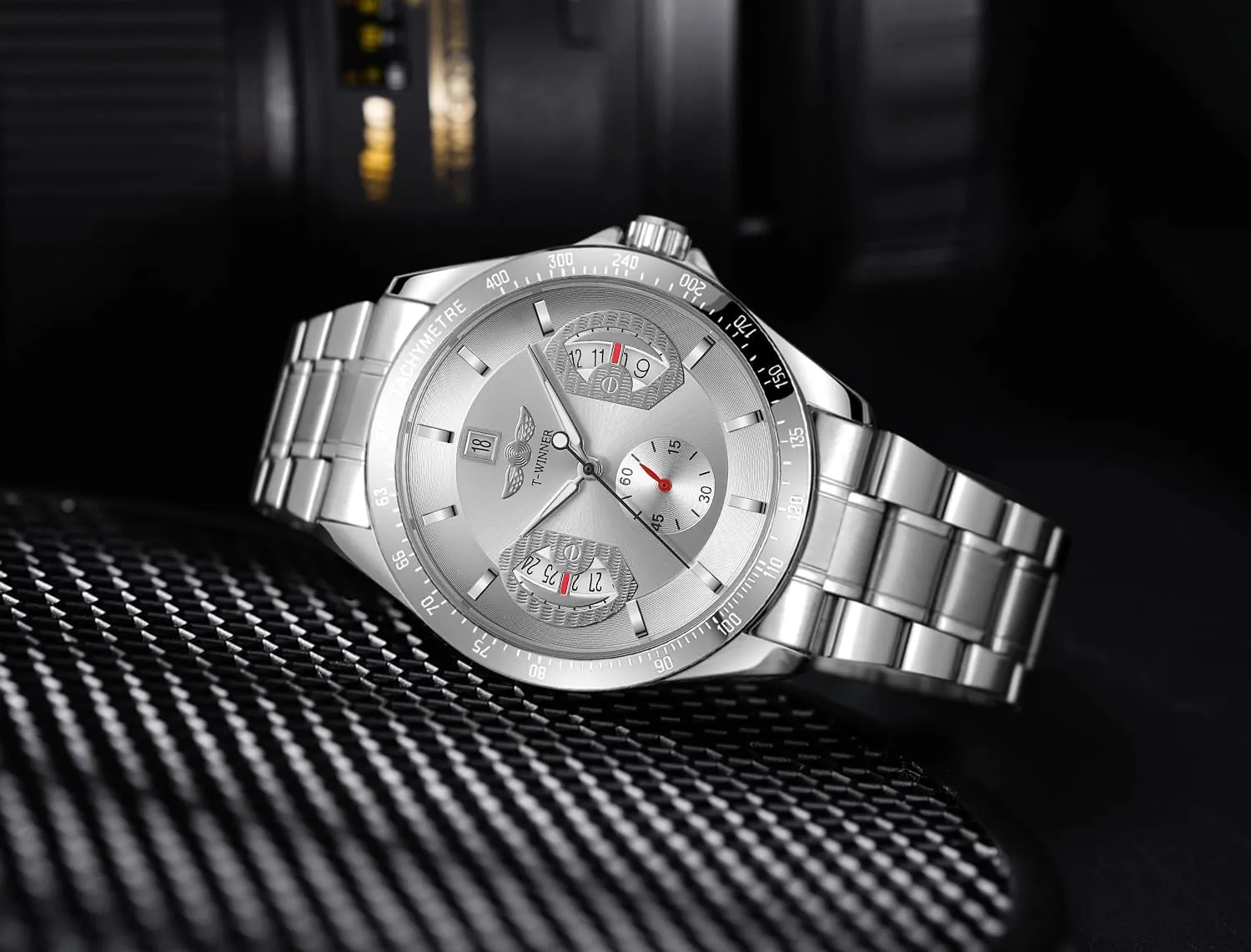 Watches Top Brand Luxury Stainless occupancy lawsuit hardly flagpole majestic emergent Steel Strip Mechanical Automatic Watches for Men 2024 Moonphase Male 