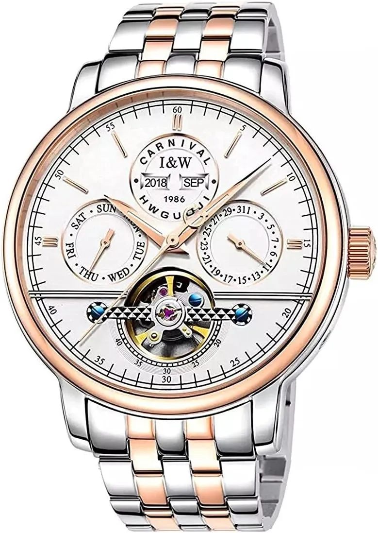 Watches Tourbillon Automatic Mechanical Watches for Mens Swiss Brand Waterproof offshore Stainless Steel Plated 