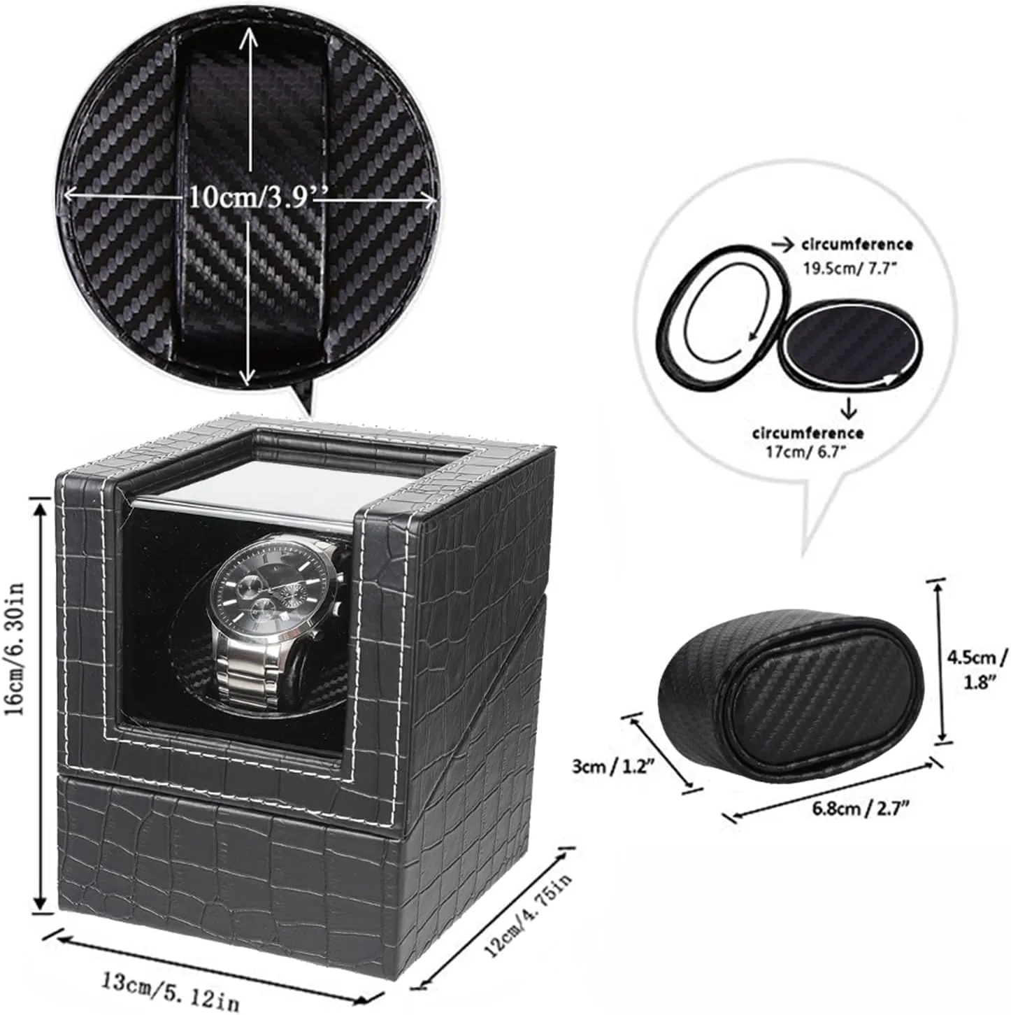 Watches Watch Box Automatic Winder distill diva Japanese Motor with Battery Option Watch Winder for Automatic 