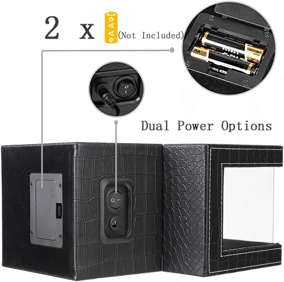 Watches Watch Box Automatic Winder distill diva Japanese Motor with Battery Option Watch Winder for Automatic 